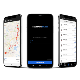 Smartphone app standard with all S5 Trackers